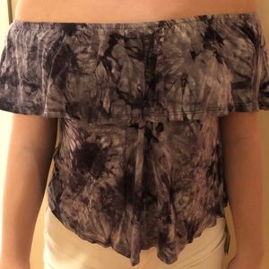 Off the shoulder crop top